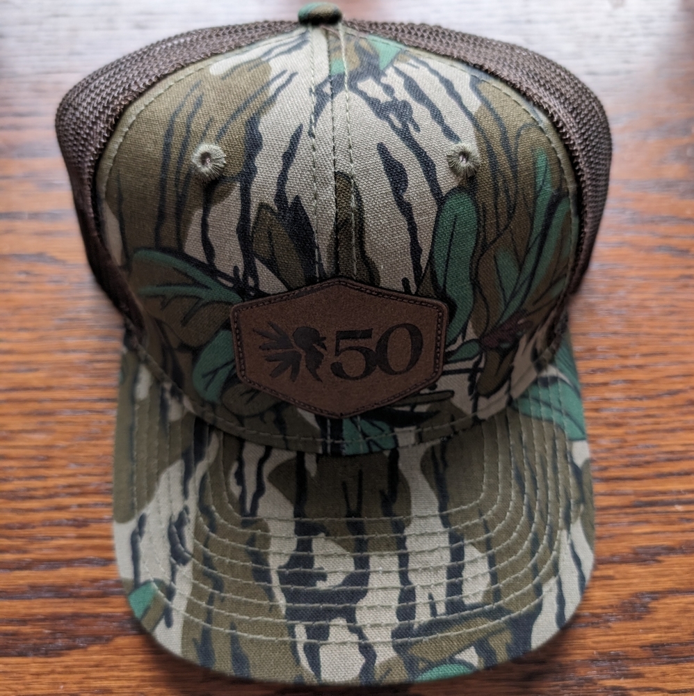 NWTF Committee Hat 50th Anniversary - Mossy Oak Greenleaf